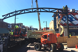 Beale Street Sign Construction 6